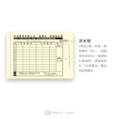 後加工－流水號