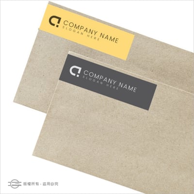 四邊形【銅版超黏貼紙】短邊3.5cm8