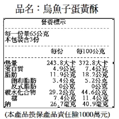 【慶魚堂】烏魚子蛋黃酥(預購現做)12