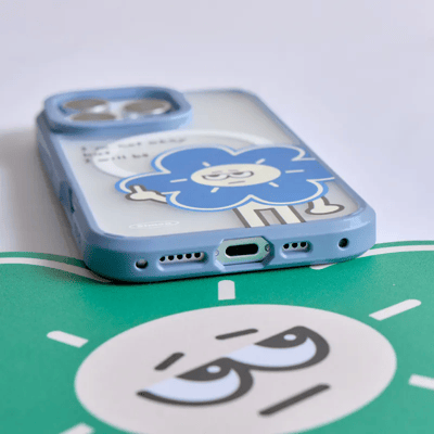 【藝人聯名】SIMON極度厭世極光霧透MagSafe iPhone手機殼5