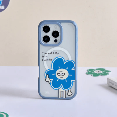 【藝人聯名】SIMON極度厭世極光霧透MagSafe iPhone手機殼2