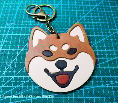 鑰匙圈 /吊飾-柴犬--(有影片介紹)1