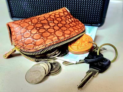 貝殼零錢包-寶石紋路 / 素面3