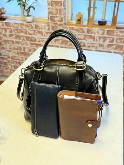 摩登黑金包-(手提把可變長成肩背）4