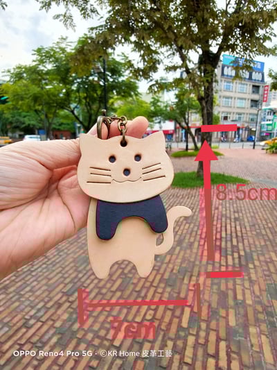 鑰匙圈 /吊飾-搖擺喵喵(有影片介紹)3