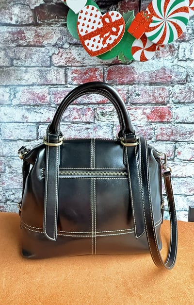 摩登黑金包-(手提把可變長成肩背）3