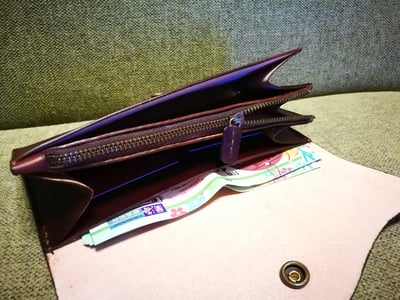 ［ 手拿包 ]-- 靚釦長夾6