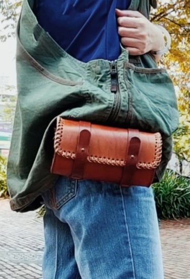 圓筒包--腰掛/側背/手提/車用5