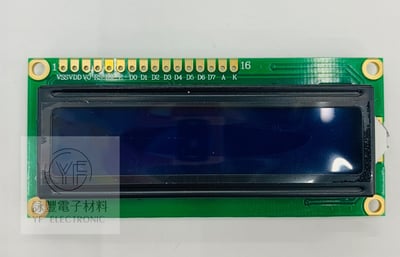 16字二行 LCM顯示器(藍色背光)1
