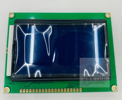 LCD12864帶中文自形顯示模組(藍色背光)1