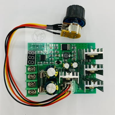 6-48V PWM直流電機調速器(30A)數顯1