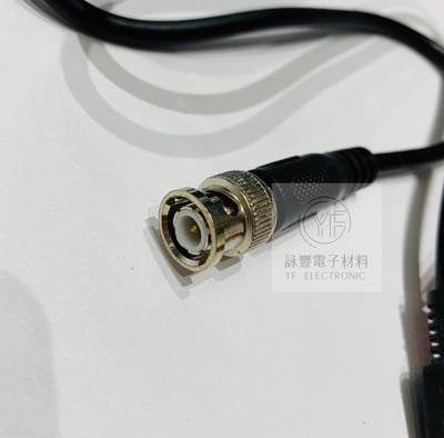 BNC公*2鱷魚夾子線  3尺 (RG58U線)2