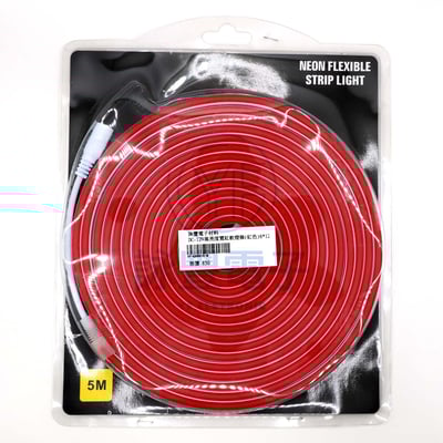DC-12V高亮度霓虹軟燈條 6*12mm (多種顏色)4