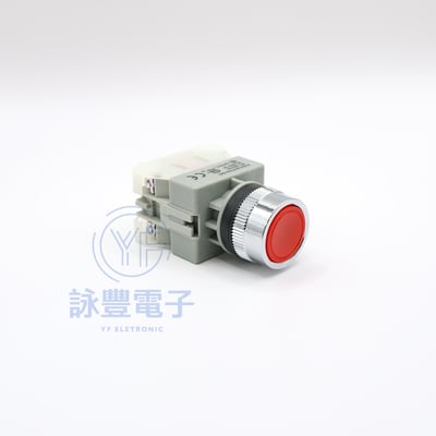 220V APB 平頭按鈕開關 1a1b (22、25、30m/m)3