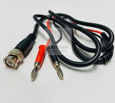 BNC公*2香蕉插頭(3尺)RG58U2