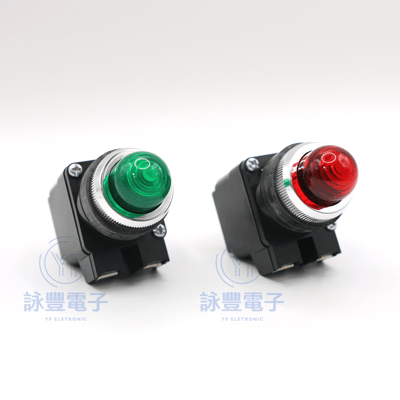 25mm 110V/6.3V、220V/6.3V 圓形指示燈1