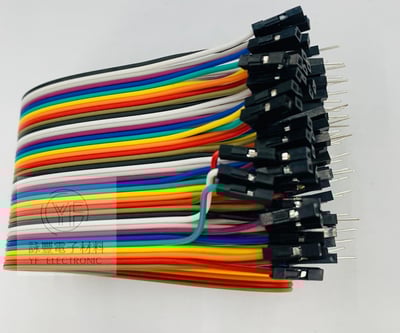 彩虹排線40P雙頭杜邦 公-母(40CM)1