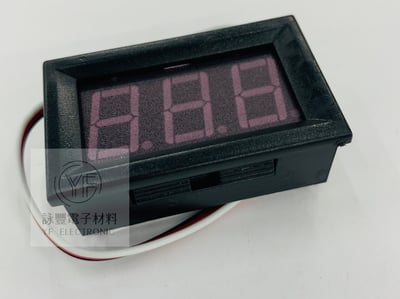0.56吋三位元電壓表 DC0V-100V(藍色.綠色.紅色)三線2