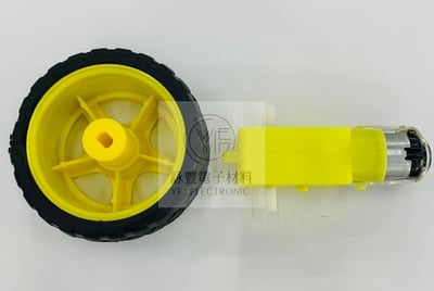 Arduino DC3V-6V 直流減速馬達+智能小車輪胎1