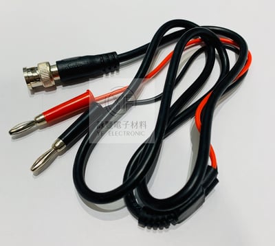 BNC公*2香蕉插頭(3尺)RG58U1