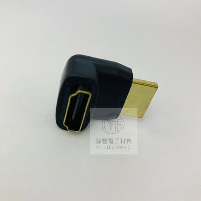 HDMI 公  TO   HDMI 母 L型直角90度 2
