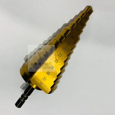 TIM-35  13段階梯鑽鍍鈦  6-35mm  六角柄3
