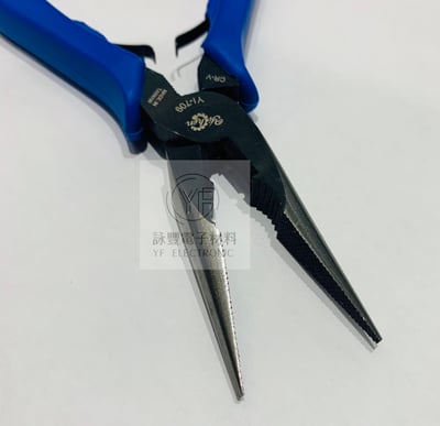 YI-709  6吋電工尖口鉗  鉻釩剛3