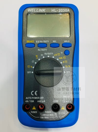 HL-2030A 自動換檔數位電錶2