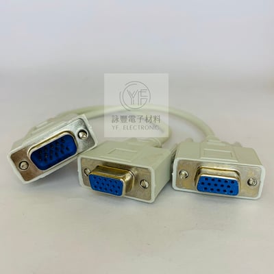 VGA  螢幕共用線(1公2母)        CB-811