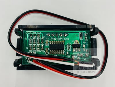 0.56吋三位元電壓表 DC0V-100V(藍色.綠色.紅色)三線3