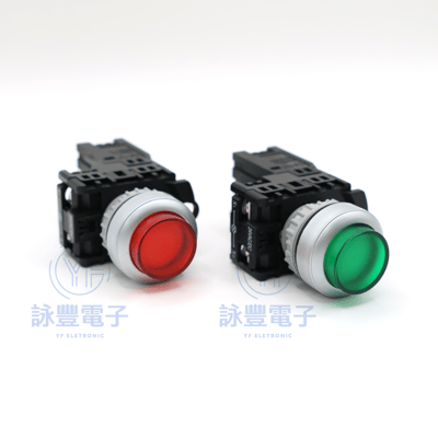 天得 22/25mm 照光凸頭一體型(1A/1B) (24V、110V、220V)1