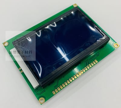 LCD12864帶中文自形顯示模組(藍色背光)2