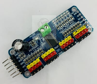 PCA9685 16路舵機控制擴展板 16路12-bit PWM控制板2
