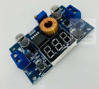 DC降壓模組DC4.0-38V轉1.25V-35V(5A)數字顯示4
