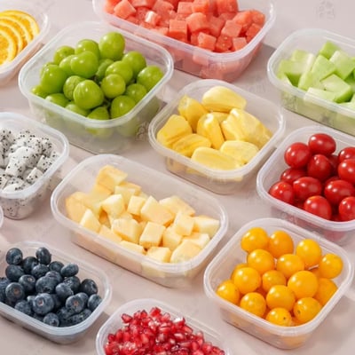 日本NAKAYA－透明保鮮盒2入3入8