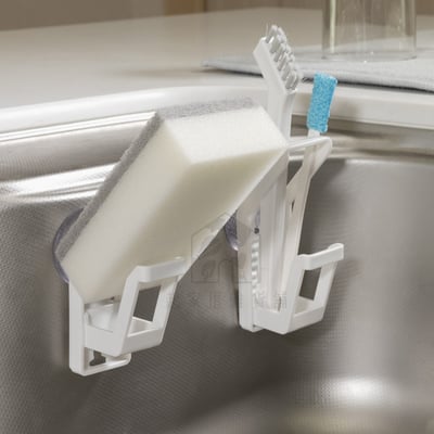 日本inomata－海綿/隙縫刷收納架9