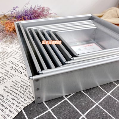 日本cakeland－正方形蛋糕模（固定底）4