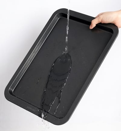 學廚Chefmade－13吋不沾黑色碳鋼烤盤（淺盤）2