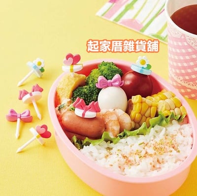 日本TORUNE m'sa－禮物 蝴蝶結造型食物裝飾固定叉2