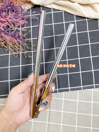 日本cakeland－TIGERCROWN－不沾手不鏽鋼擠壓夾5