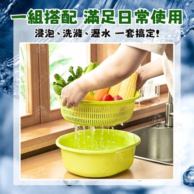 日本sanada－雙層瀝水籃2