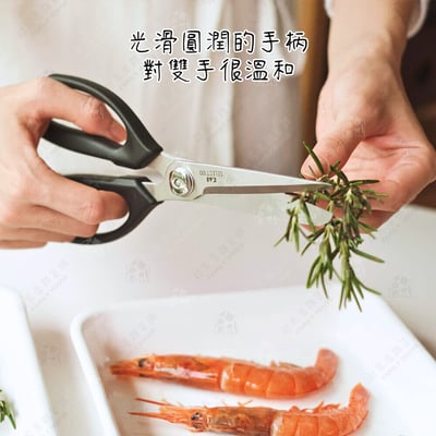 日本貝印KAI－SELECT100 可拆洗鋸齒廚房剪刀7