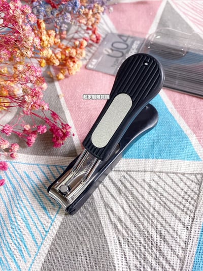 日本貝印KAI－type004 不鏽鋼彎口指甲剪（M黑）4