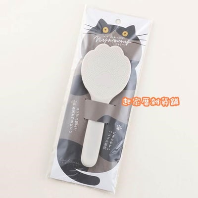 日本貝印KAI－白色貓咪掌印飯匙1