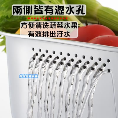 日本貝印KAI－不鏽鋼洗菜盆2