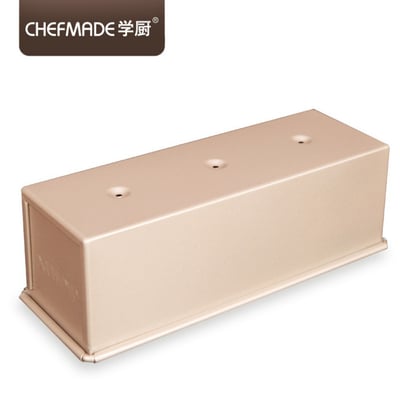 學廚Chefmade－香檳金滑蓋不沾吐司模（300g）4