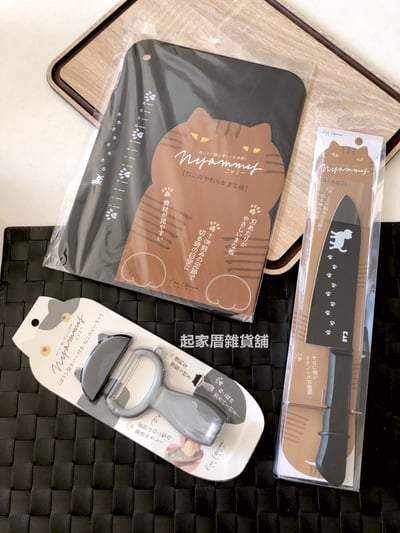 日本貝印KAI－貓咪3件組調理禮盒3