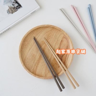 日本SUNLIFE－抗菌耐熱防滑六角筷（莫蘭迪色／黑色）3