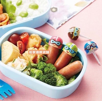 日本TORUNE m'sa－安全帽 頭盔造型食物裝飾固定叉2