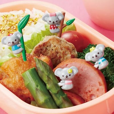 日本TORUNE m'sa－無尾熊造型食物裝飾固定叉2